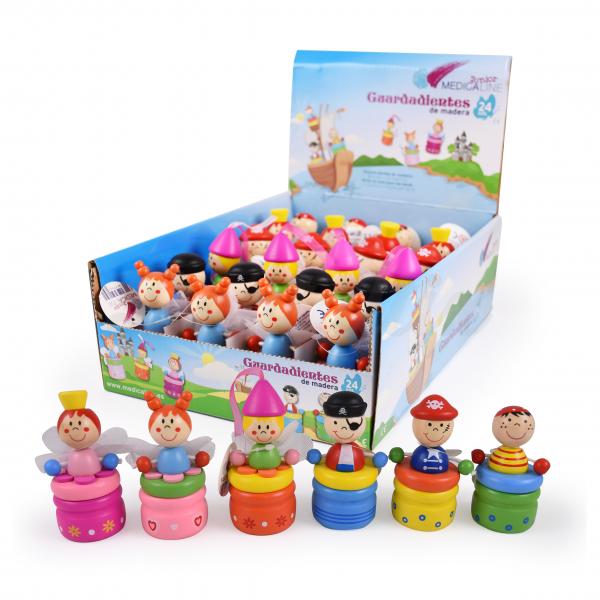 GUARDADIENTES MADERA MEDICALINE JUNIOR 24u