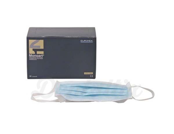Monoart® - Mascarilla protectora bucal (50 uds) - 50 uds azul para atar Img: 202003071