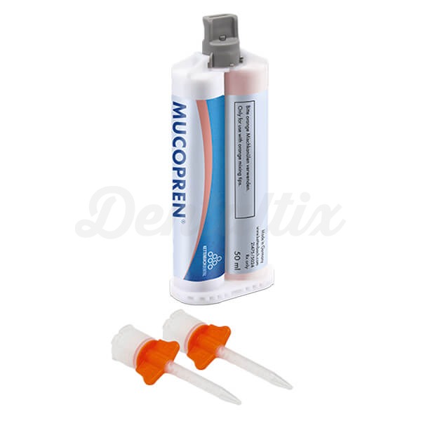 Mucopren: Silicona para revestimiento (2 x 50 ml) + 10 puntas de mezcla Img: 202502151