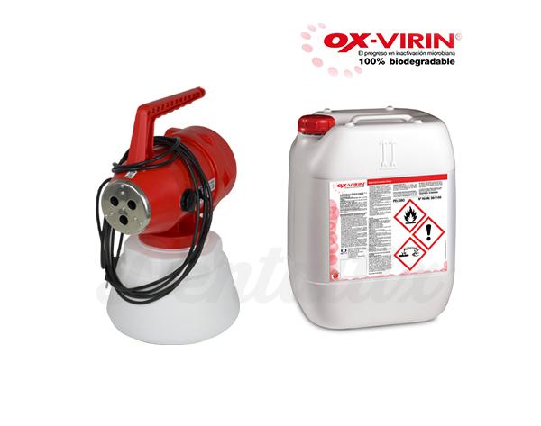 Pack: Nebulizador Spray-Tec + Desinfectante virucida Ox-Virin (20 L)