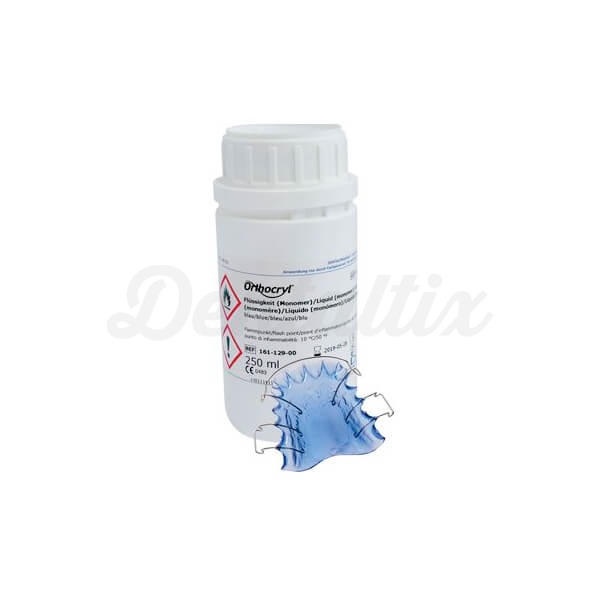 Orthocryl: Líquido para Ortodoncia Monómero - Azul (250 ml) Img: 202408101