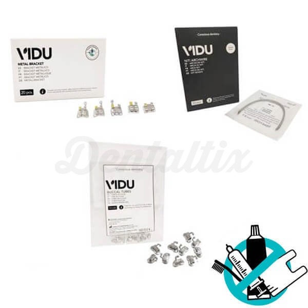 Pack de ortodoncia - Vidu (Arcos Redondos Ovoide .020)