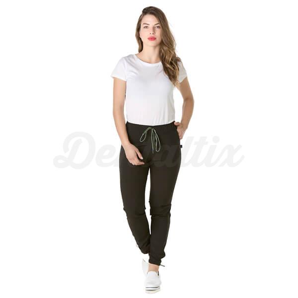 Pantalón Sanitario Bansky Mujer Repelente Antibacterial Gallantdale Negro XS Img: 202208131