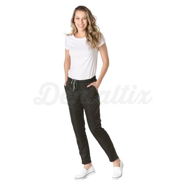 Pantalón Sanitario Futura Slim Mujer Repelente Antibacterial Gallantdale Negro XS Img: 202208131