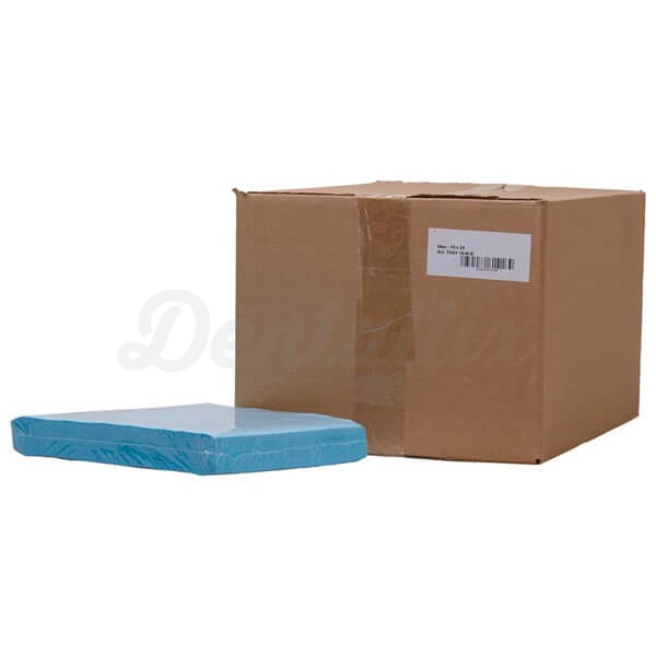 Papel para Bandejas Dentales de Alta Absorción - Azul 18 x 28 cm (10 x 250 uds) Img: 202408101