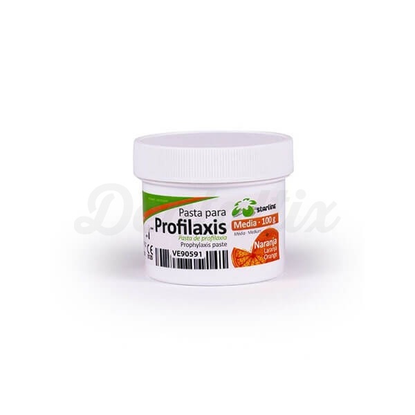 Pasta para profilaxis (100 gr) - Grano medio (Naranja) Img: 202302111