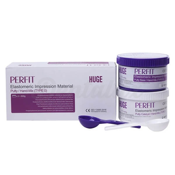 Perfit Putty: Silicona para Impresion Dental (2 x 400 ml) - 2 x 400 - D: Putty - F: Rapido Img: 202504261