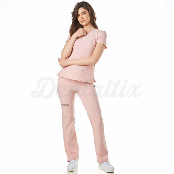 Pijama Sanitario Abbott Square Antibacterial para Mujer - L Img: 202508161