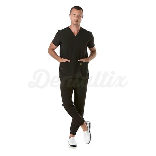 Conjunto Sanitario Performance Hombre Repelente Antibacterial Gallantdale Negro S Img: 202208131