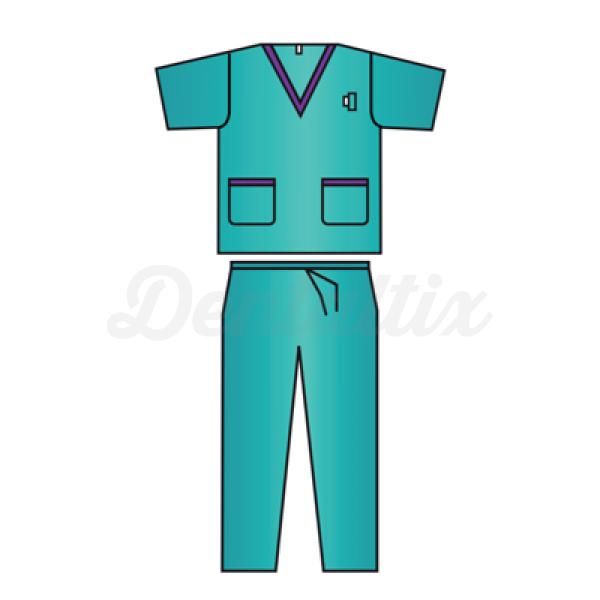 Pijama Quirúrgico Desechable Confort en SMS Talla S - Cardiva