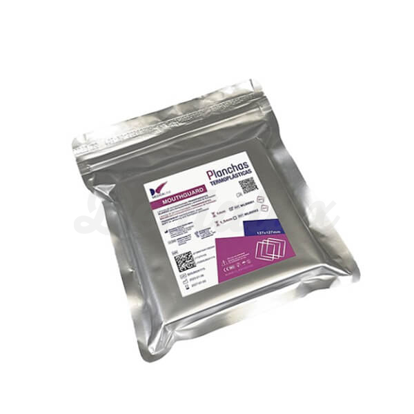Planchas Termoplásticas Mouthguard (127x127 mm) - 20 uds - E: 1 mm -F: Cuadrada -T: 127 mm -C: Transparente Img: 202505311