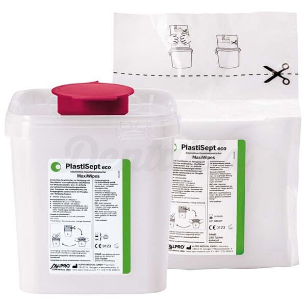 PlastiSept Eco MaxiWipes: Toallitas Desinfectantes para Superficies Sensibles Img: 202408101