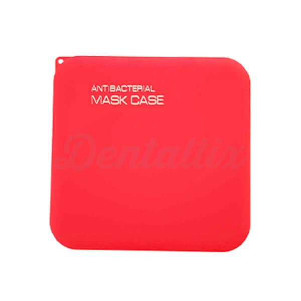 Porta mascarillas rojo