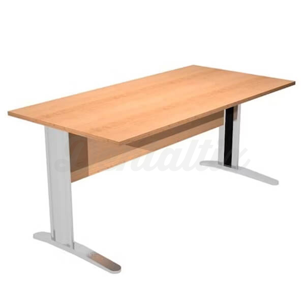 Presto 160 : Mesa de Oficina con Pata Metal - Haya Img: 202505311