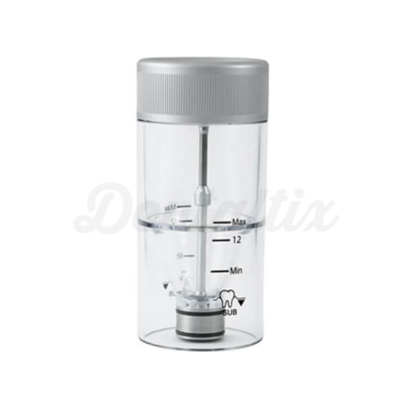 PT-A; AP-A; AP-B: Tanque para Polvo Subgingival con Tapa Plateada