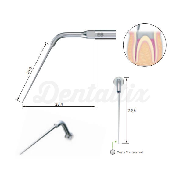 E8: Puntas de Endodoncia Ultrasónico - E8D Img: 202505171