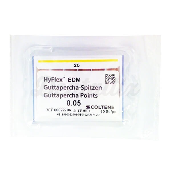 Hyflex EDM: Puntas de Gutapercha (60 uds) - 20/.05 Img: 202311041