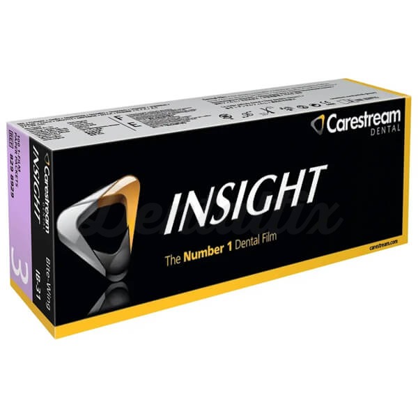 INSIGHT Bite IB-31: Peliculas Radiograficas Intraorales (100 Ud.) - 2,7 x 5,4 cm Img: 202501251