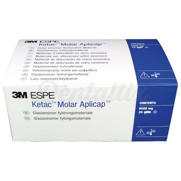 Ketac Molar Aplicap: Cemento de Ionómero en cápsulas - 50 Cápsulas - Surtido Img: 202408102