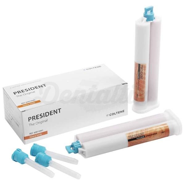 President Heavy: Silicona para Impresión Dental - 2 x 75 ml - D: Heavy - F: Regular Img: 202408101