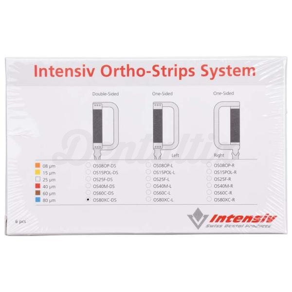 Ortho-Strips: Tiras Diamantadas de Stripping Doble Cara - OS80XC-DS (6 uds) Img: 202408101