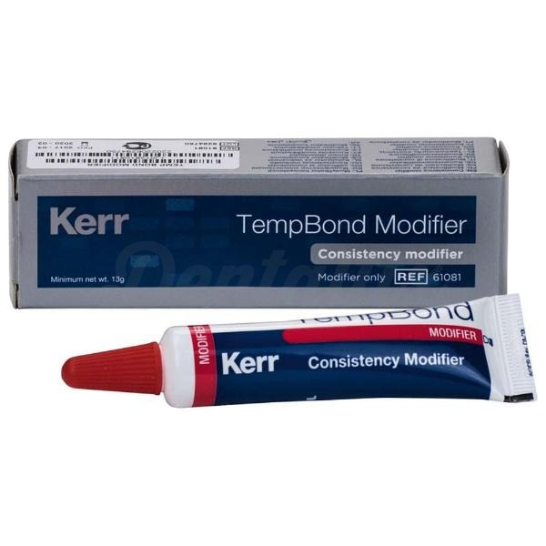 Temp Bond Temporal: Cemento (Base 50 gr + Acelerador 15 gr + Modificador 13 gr) - Modificador 13 gr Img: 202408101