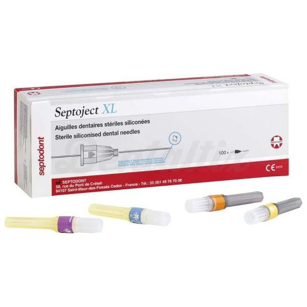 Septoject XL: Aguja Estéril Desechable (100 uds) - 27G 25 0,4x25mm Img: 202408101