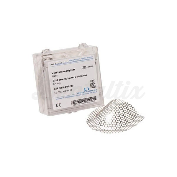 Rejilla de Refuerzo de Acero Inoxidable y Dorada de 0.4 mm (10 uds) - Acero inoxidable Img: 202408101