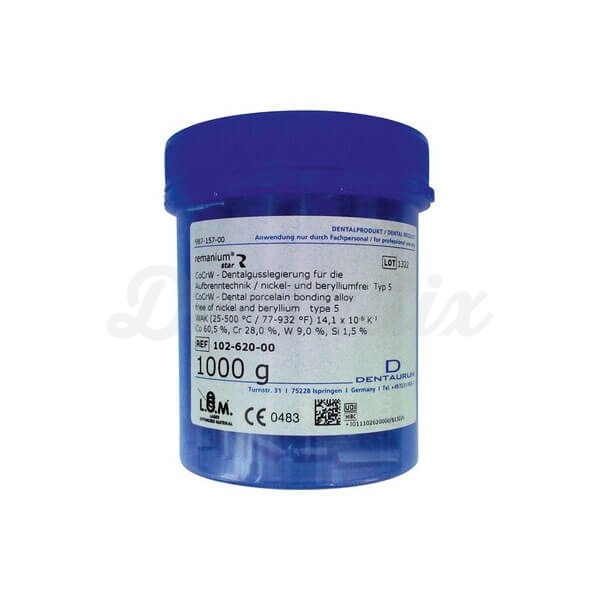 Remanium Star: Aleación CoCr para Revestimiento (1 kg) Img: 202408101