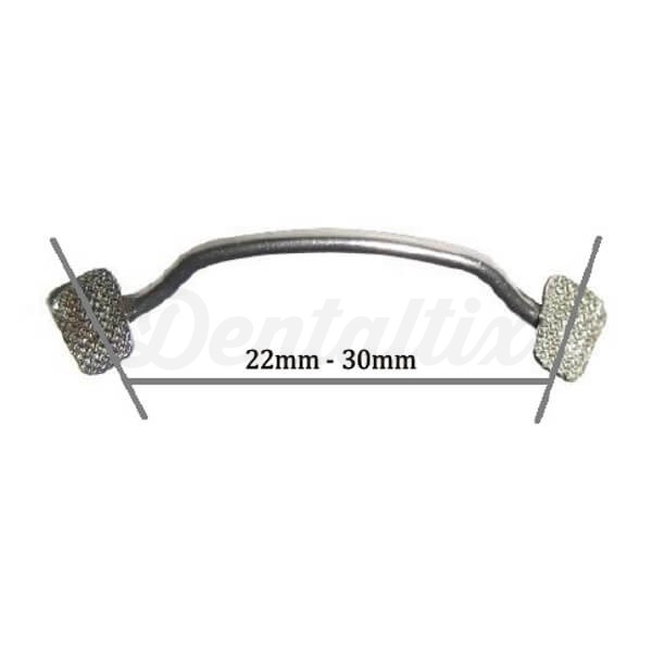 Retenedor Lingual Metálico de 3 x 3 (5 uds) - 22 mm Img: 202401201