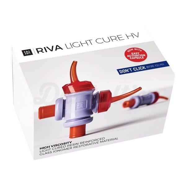 Riva Light Cure HV: Ionómero de Vidrio en cápsulas (50 uds) - A1 Img: 202306101
