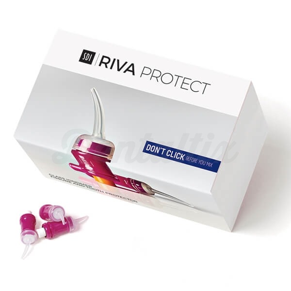 Riva Protect: Sellador Rosa de Ionómero de Vidrio en Cápsulas (50 uds) - FRAGUADO REGULAR Img: 202306101