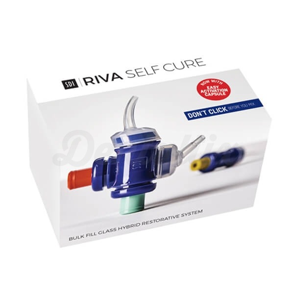 Riva Self Cure: Ionómero de vidrio en Cápsulas Fraguado Regular (50 uds) - A1 Img: 202306101