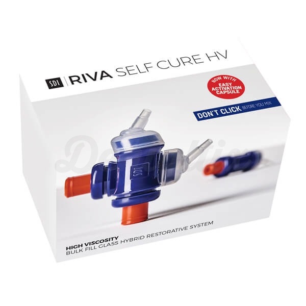 Riva Self Cure HV: Ionómero de vidrio en Cápsulas (50 uds) - A1 Img: 202306101