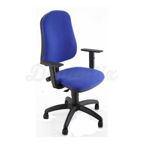 CP Simpel: Silla de Oficina con Reposabrazos Ajustables - Azul Img: 202505311