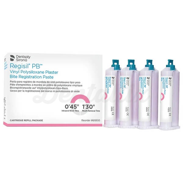 Regisil PB: Material de Registro de Mordida en Cartuchos (50 ml) Img: 202501251