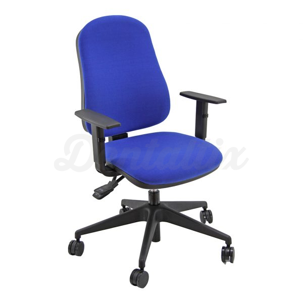 Sincro Simpel: Silla de Oficina con Reposabrazos Ajustables - Azul Img: 202505311