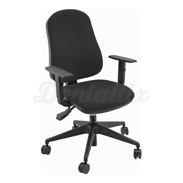 Sincro Simpel: Silla de Oficina con Reposabrazos Ajustables - Negro Img: 202505311