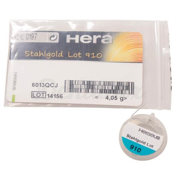 Stahlgold 910: Acero para Aleaciones EM y NEM (4 g) Img: 202408101