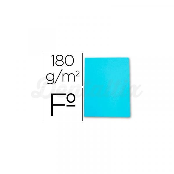 Subcarpetas cartulina Gio folio azul celeste pastel 180 g/m2 Img: 201807281