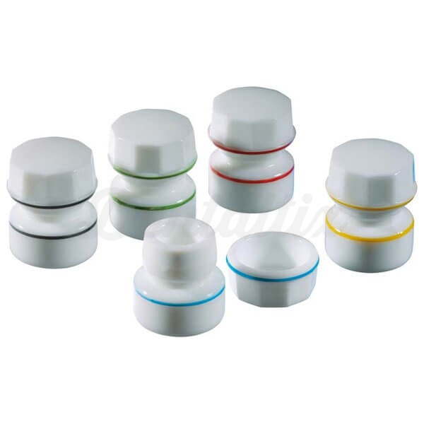 Tapa de Vidrio Simplex-Opal para Vasos de Almacenamiento de Medicamentos (3 ml) - Negro Img: 202408101