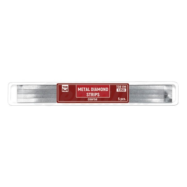 Tiras de Pulido Dental Metálicas Diamantadas (5 uds) - Gruesa Img: 202302111