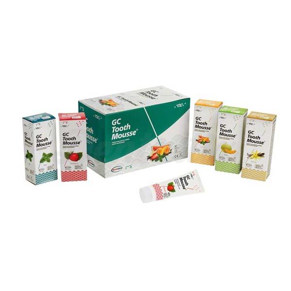 GC Tooth mousse pasta de profilaxis kit surtido de 10 unidades x 40 gramos