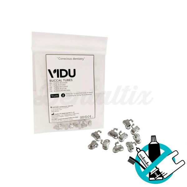 Tubo Bucal de Ortodoncia Roth 1er Molar (10 uds)-.022" LL Img: 202111061