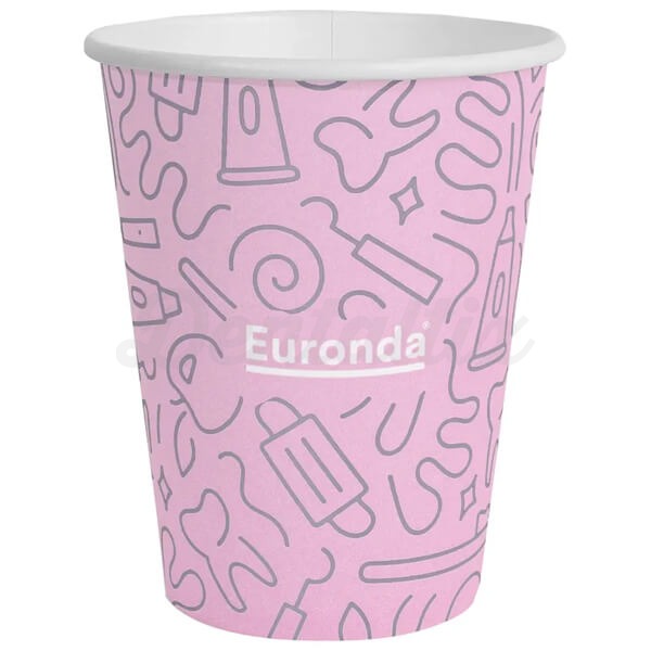 Monoart Foglie: Vasos de Papel (1000 uds) - Rosa Img: 202504261