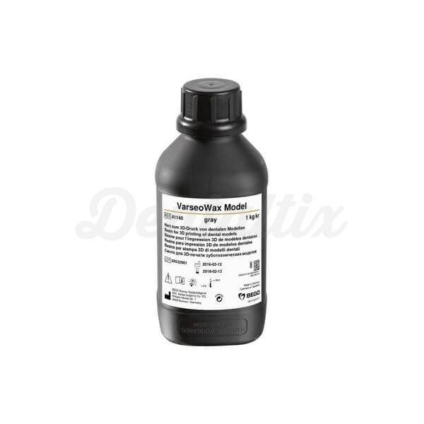 VarseoWax Model: Resina para Impresión 3D Dental Gris (1 kg) Img: 202408101