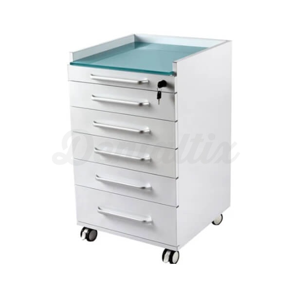 Carrito para Clínica Dental con Encimera de Vidrio Img: 202503081