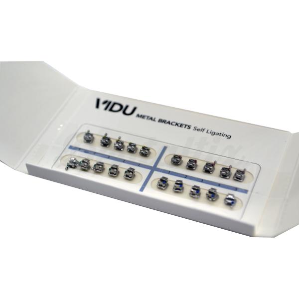 Bracket Metálico Autoligado Roth y MBT (Kit de 20 uds) VIDU Dentaltix