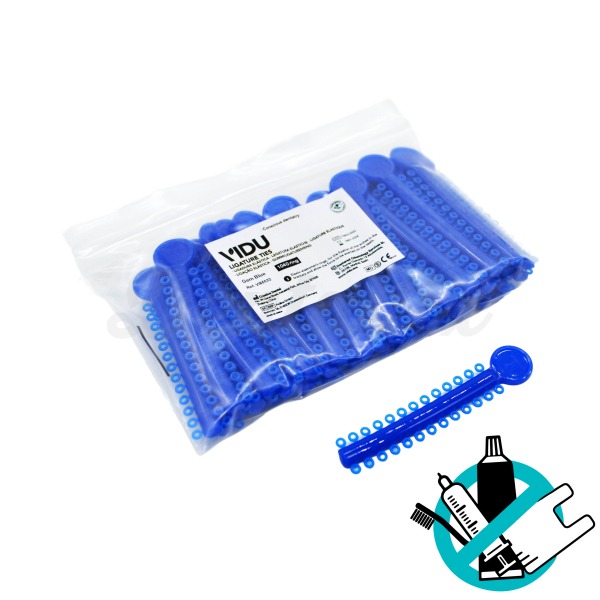 Ligaduras Elásticas de Ortodoncia (1040 uds) - Azul Oscuro Img: 202401201