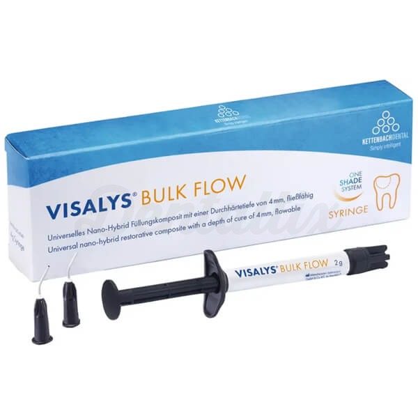 Visalys Bulk Flow: Composite Nanohíbrido, Fluido y Fotopolimerizable - 1 Jer. de 2 gr Img: 202504261